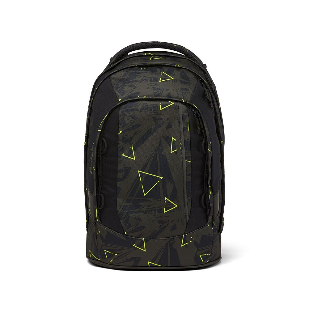 Satch Pack Schulrucksack Geo Storm 30l Rucksack schwarz oliv gelb Swaps