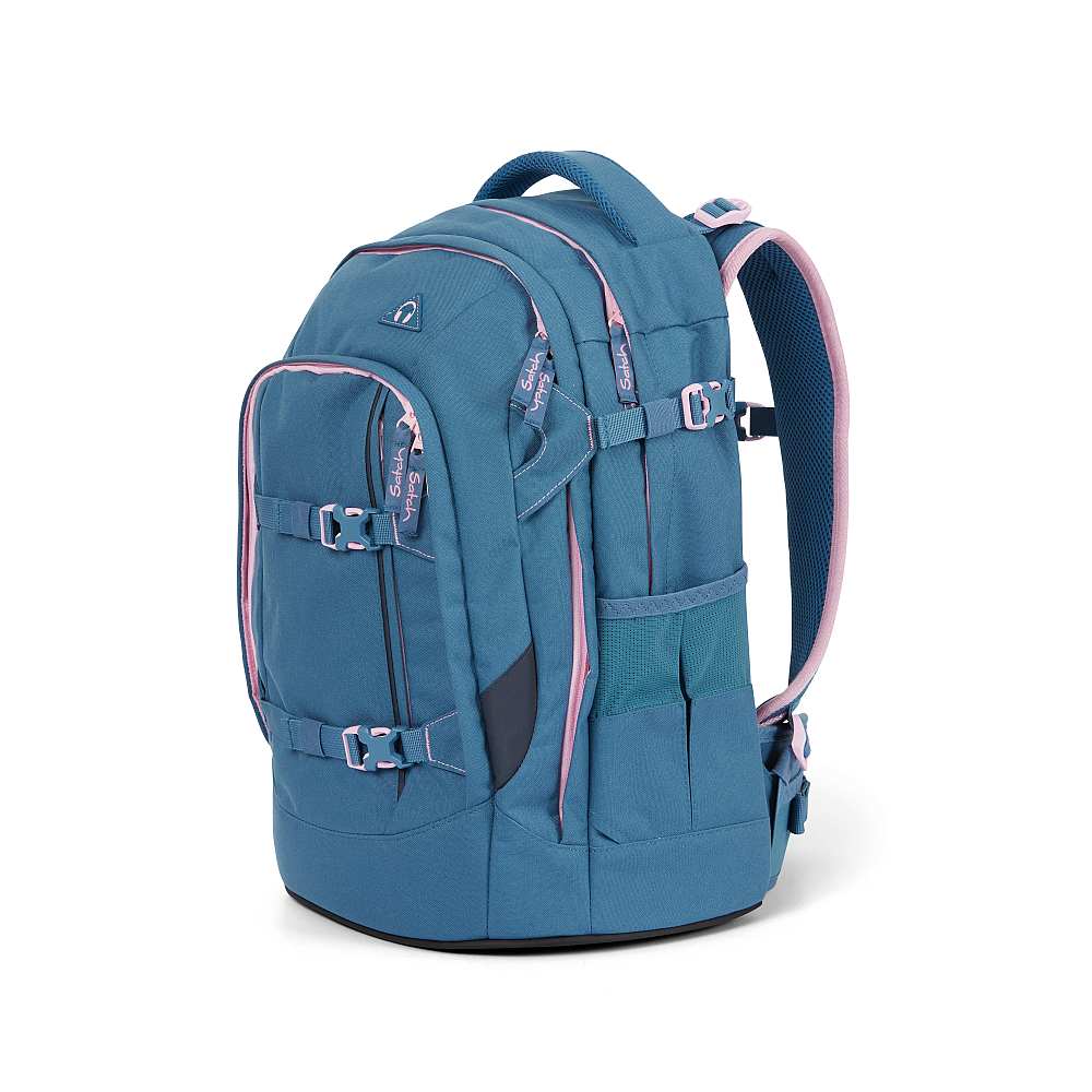 Roll Road Rose Schul-Rucksack – 33x44x13,5 Cm, 19,6 Liter, Polyester, Blau