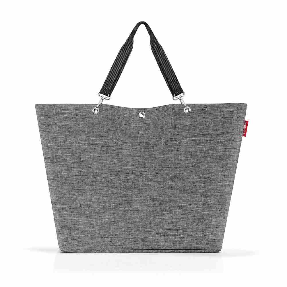 reisenthel shopper XL twist silver ZU7052 grau Schultertasche Strandtasche
