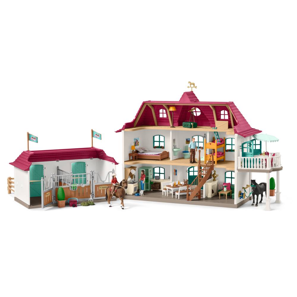 Schleich Großer Pferdehof mit Wohnhaus und Stall Horse Club 42416