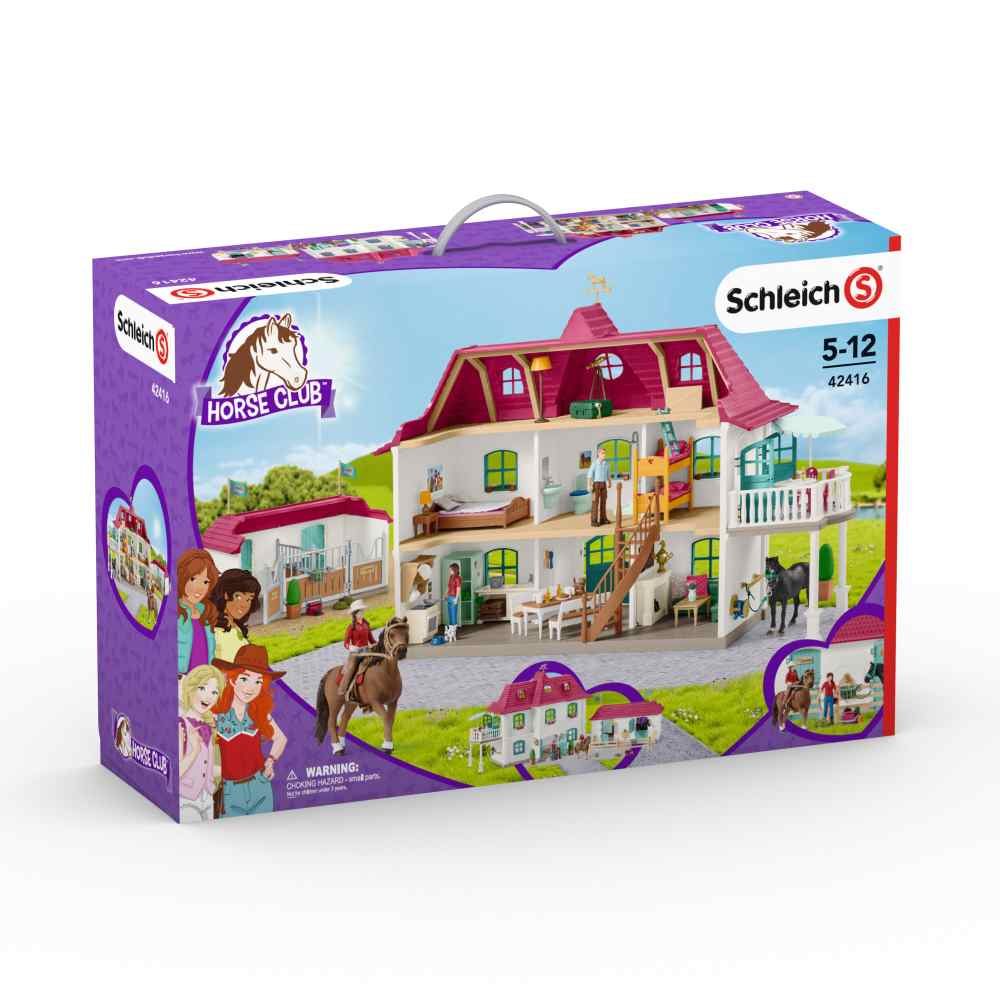 Schleich Großer Pferdehof mit Wohnhaus und Stall Horse Club 42416