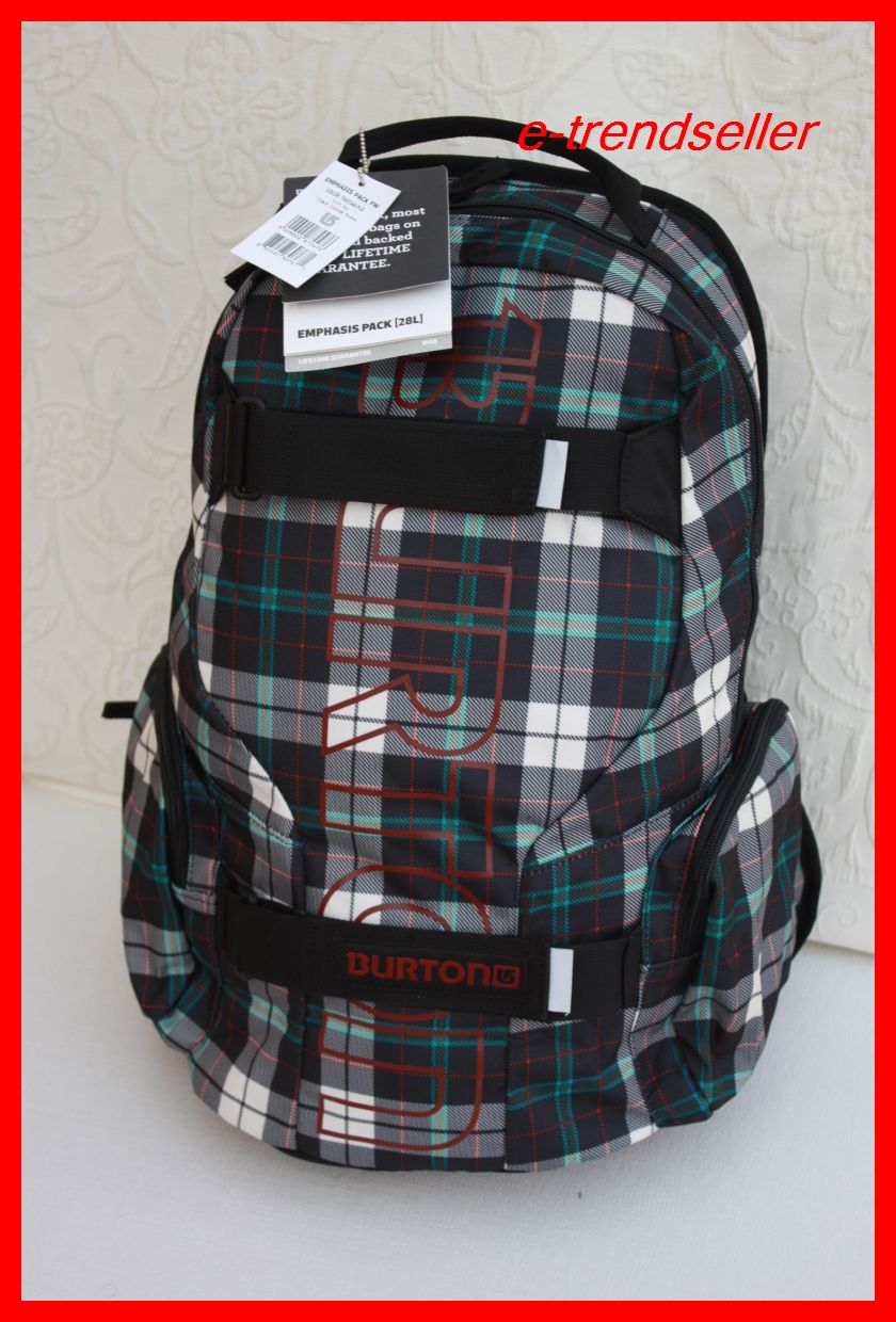 BURTON RUCKSACK EMPHASIS PACK SS TARTAN PLAID NEU 11